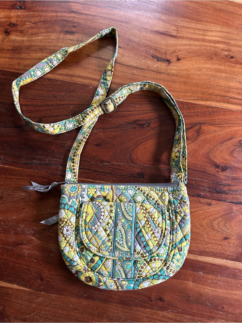Vera Bradley Retired Lemon Parfait Crossbody/Shoulder Bag FABULOUS